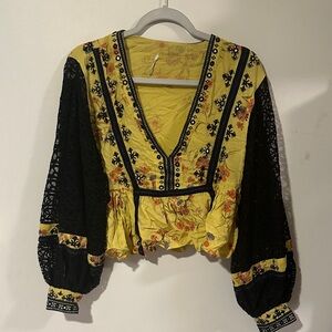 Free People Boogie All Night Top